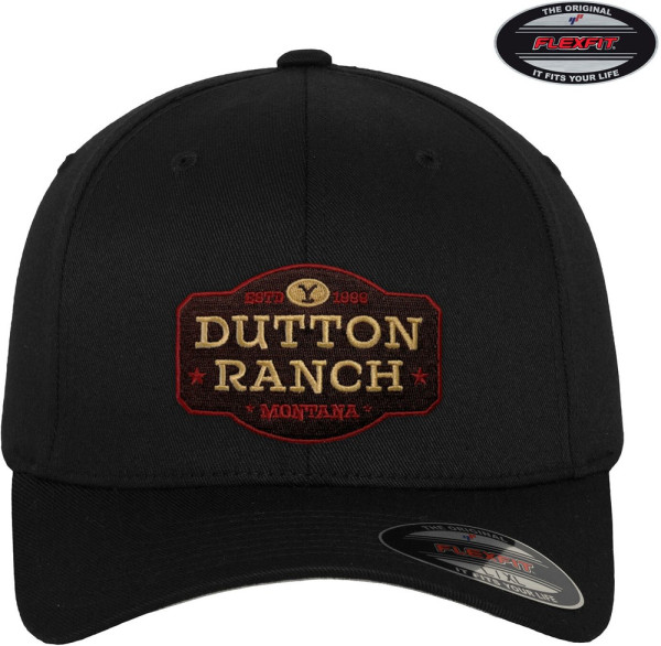 Yellowstone Dutton Ranch Flexfit Cap Black