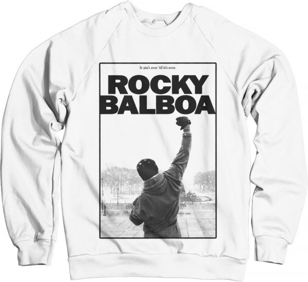 Rocky Balboa It Ain't Over Sweatshirt White