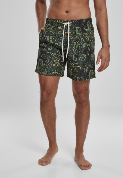 Urban Classics Swim Shorts Paisley Swim Shorts Paisley