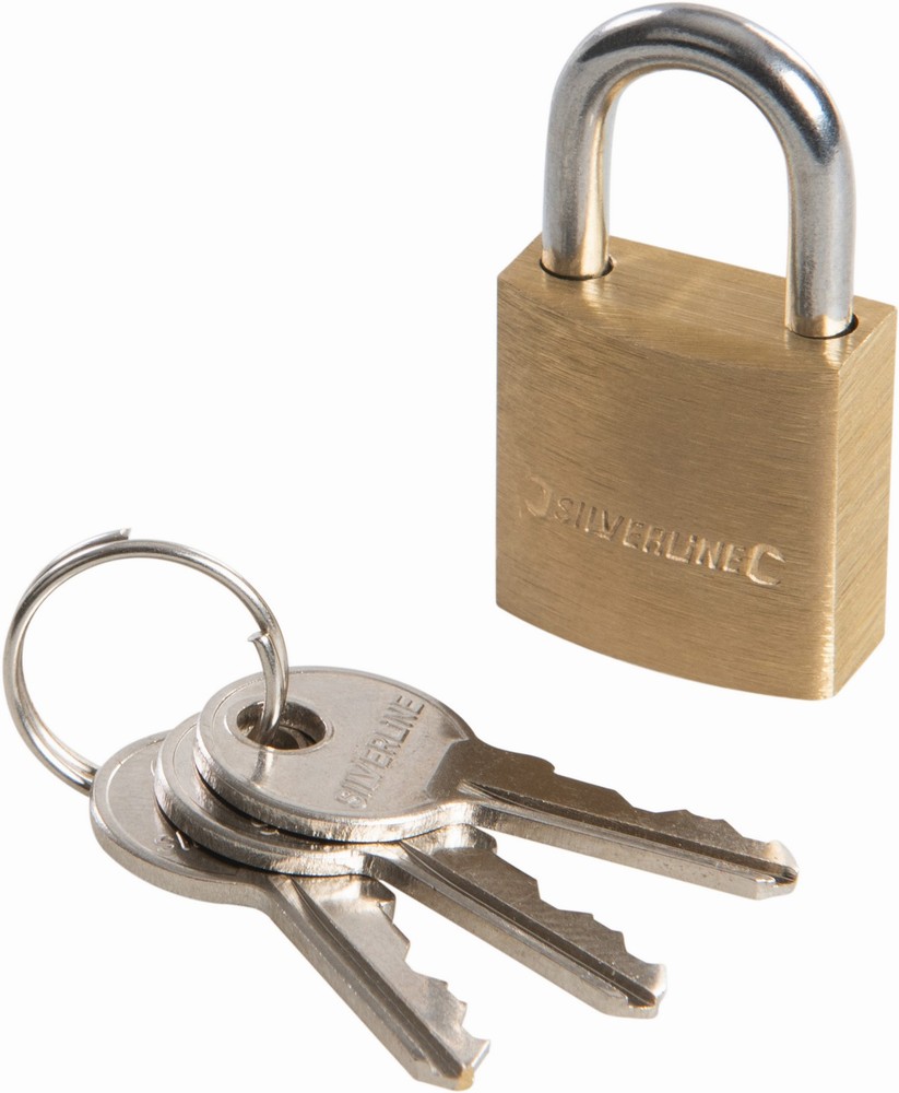 Silverline Vorhängeschlösser Messing-Vorhängeschloss - Herren / Unisex