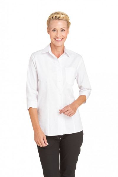 Leiber Damen Bluse mit 3/4 Ärmel 08/216/01 Weiß