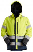 Snickers Workwear ProtecWork Hi-Vis wasserd. GORE-TEX Arbeitsjacke, Kl. 3 Hi-Vis Gelb/Navy
