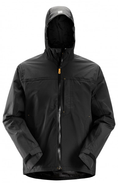 Snickers AllroundWork wasserdichte Softshell Arbeitsjacke, EN 343 Schwarz