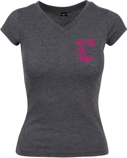 Mister Tee Damen T-Shirt Ladies Waiting For Friday Box Tee