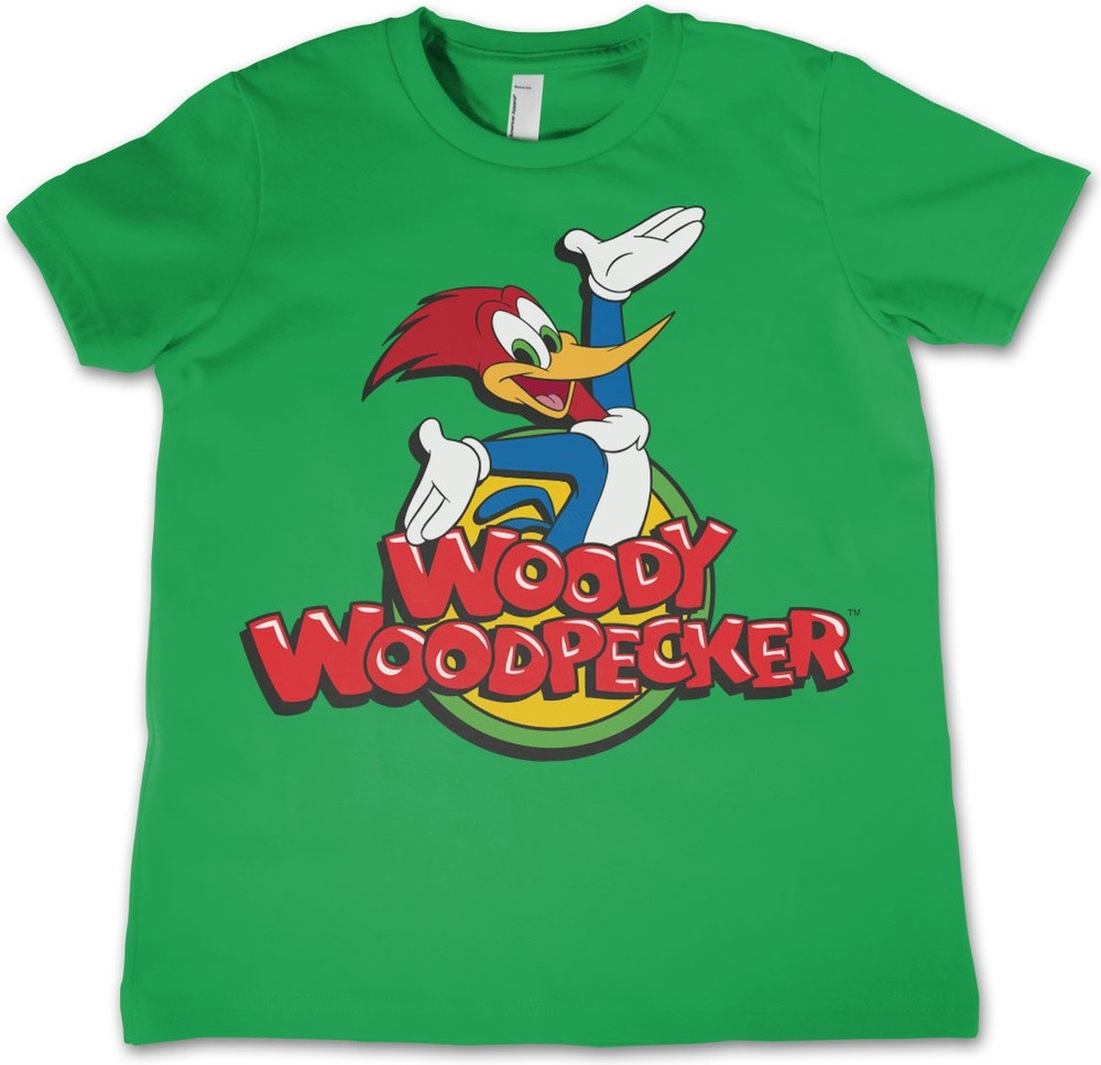 Woody Woodpecker Classic Logo Kids Tee Kinder T-Shirt Grün - Herren / Unisex