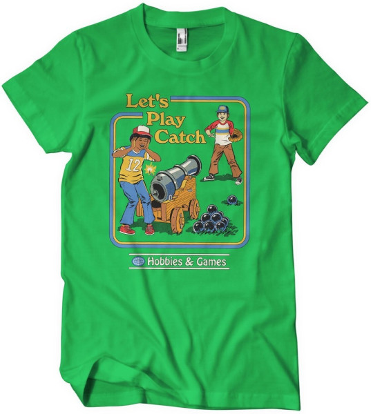 Steven Rhodes Let'S Play Catch T-Shirt Green