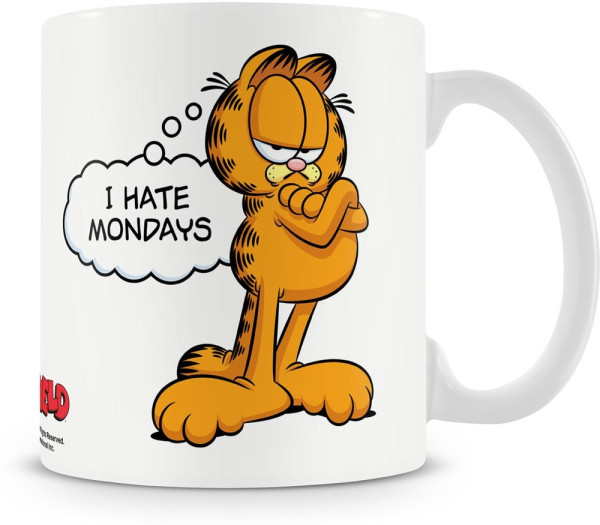 Garfield I Hate Mondays Coffee Mug White