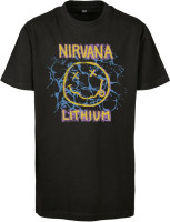 Mister Tee Jungen T-Shirt Kids Nirvana Lithium Tee Black