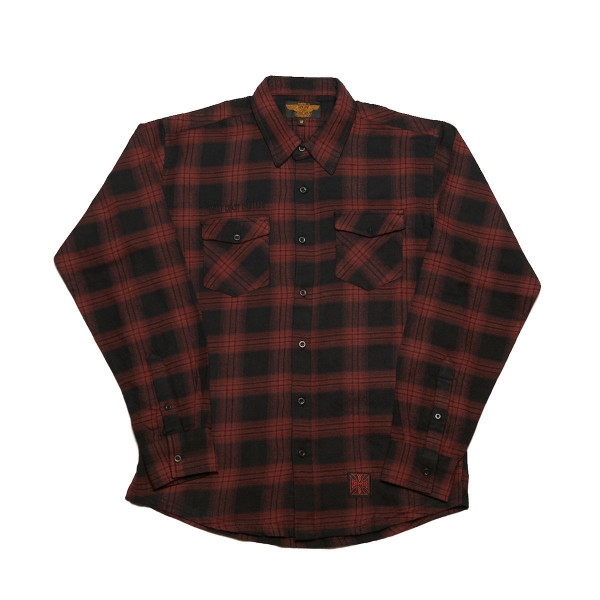 WCC West Coast Choppers Flannel Cisco Red/Black