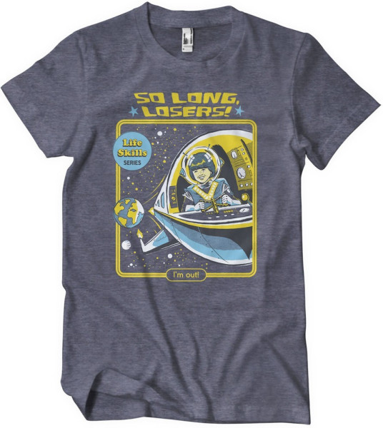 Steven Rhodes So Long Losers T-Shirt Navy/Heather