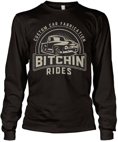 Bitchin' Rides Sunset Pick-Up Longsleeve Tee Black