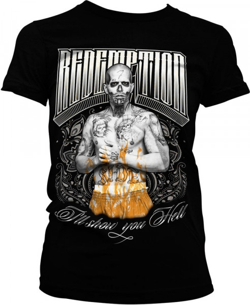 Suicide Squad Redemption Girly Tee Damen T-Shirt Black