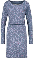 Alife & Kickin Damen Blusenkleid EllinAK B Longsleeve Dress Nightblue Melange