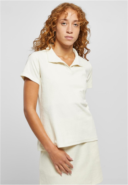 Urban Classics Damen Ladies Towel Polo Tee