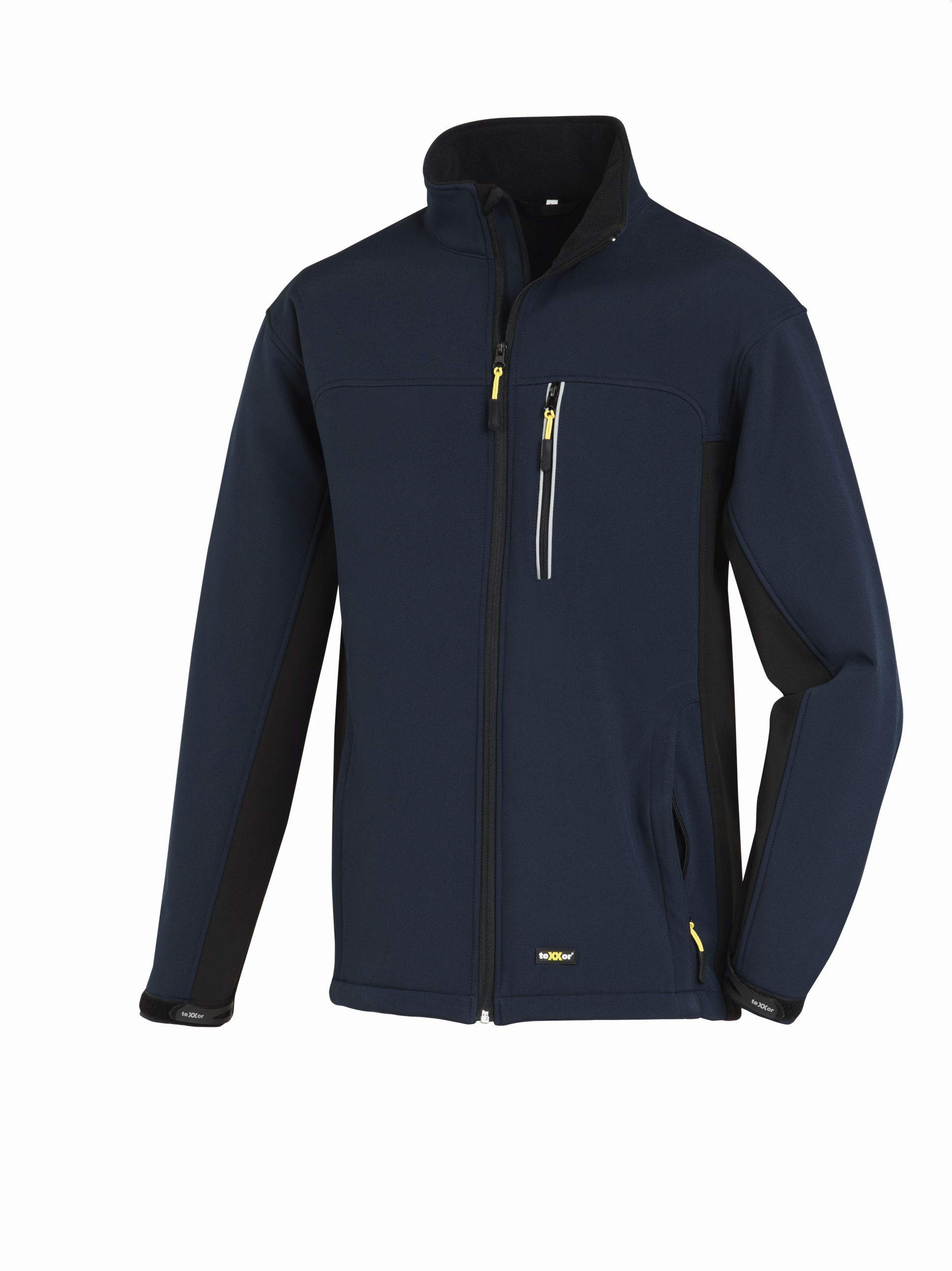 teXXor Softshell-Jacke Skagen Marine/Schwarz - Herren / Unisex