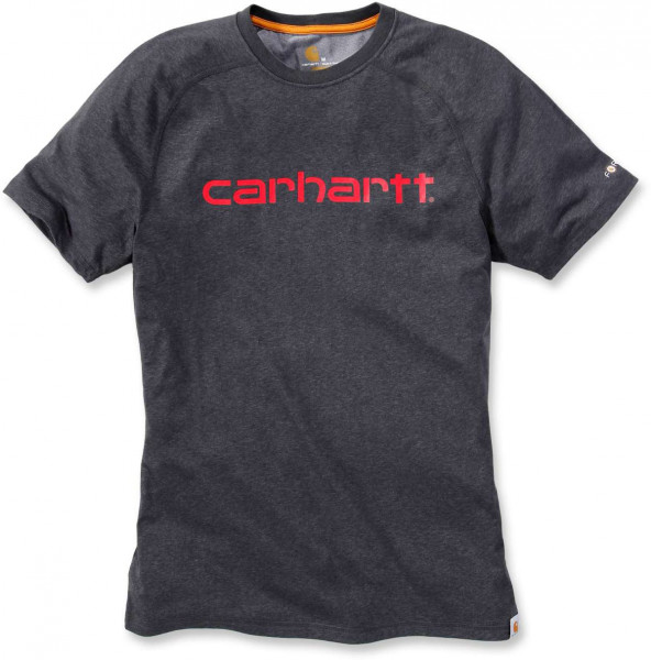Carhartt T-Shirt Force Delmont Graphic T-Shirt S/S Carbon Heather