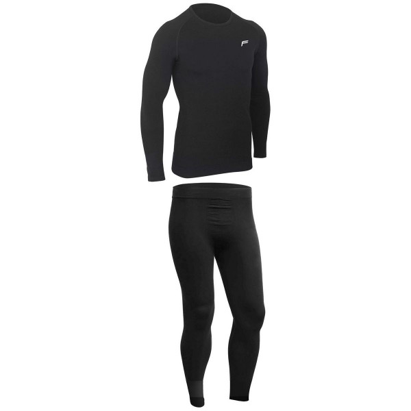 F-Lite Unterkleidung Superlight Set Herren Langarmshirt und Longtight Black