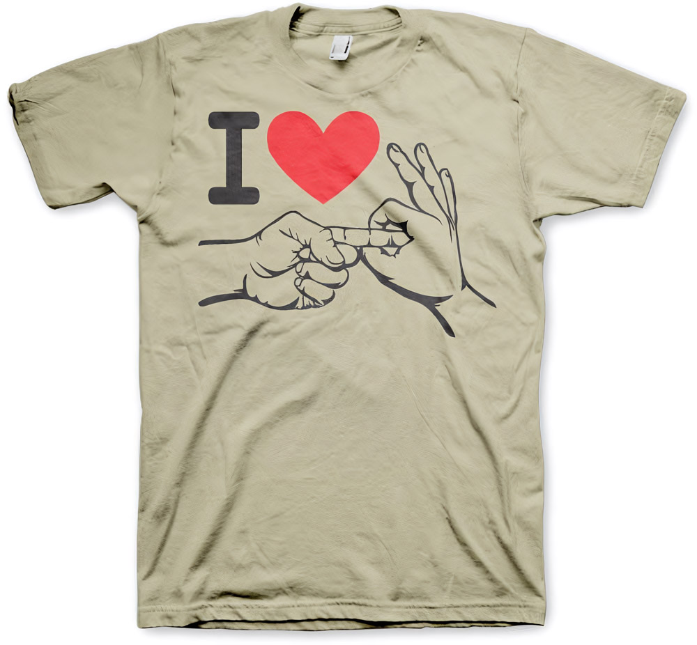 Hybris I Love To Make Love T-Shirt SH-1-15338-H9-5 - Herren / Unisex