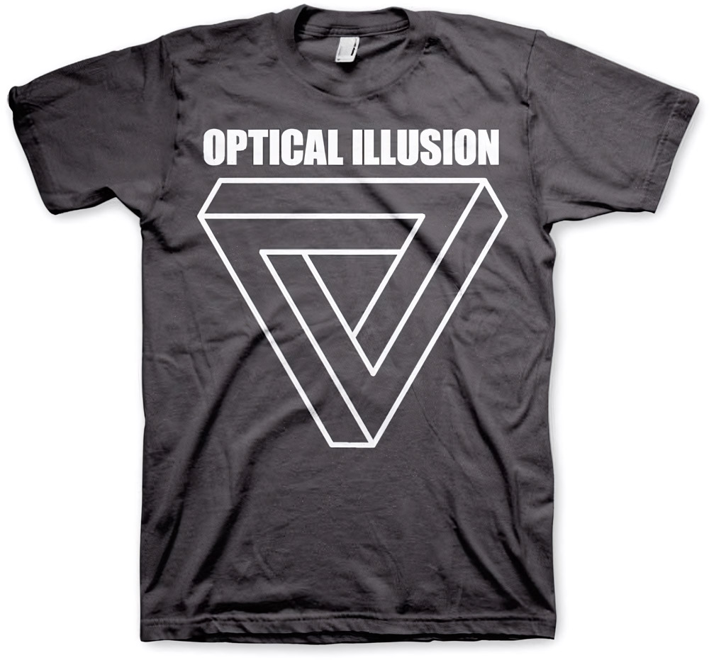 Hybris Optical Illustion Infinity Triangle T-Shirt SH-1-15435-H27-12 - Herren / Unisex