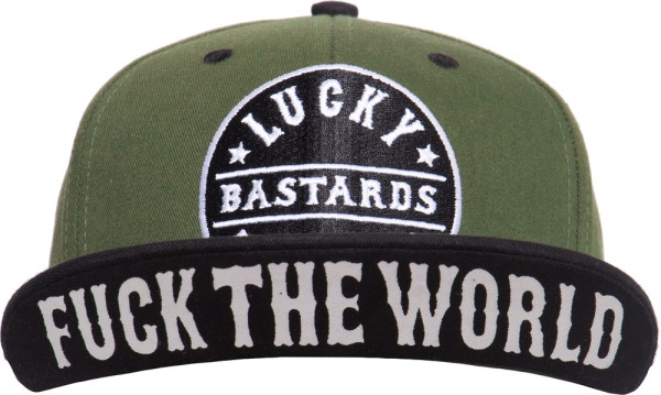 King Kerosin Snapback Cap mit Stickerei Lucky B.s