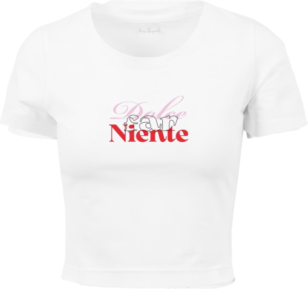 Days Beyond Damen T-Shirt Dolce Far Niente Cropped Tee