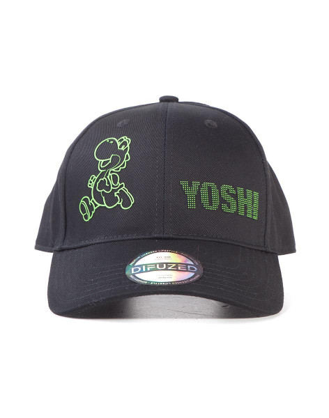 Nintendo - Super Mario Yoshi Dots Adjustable Cap Black