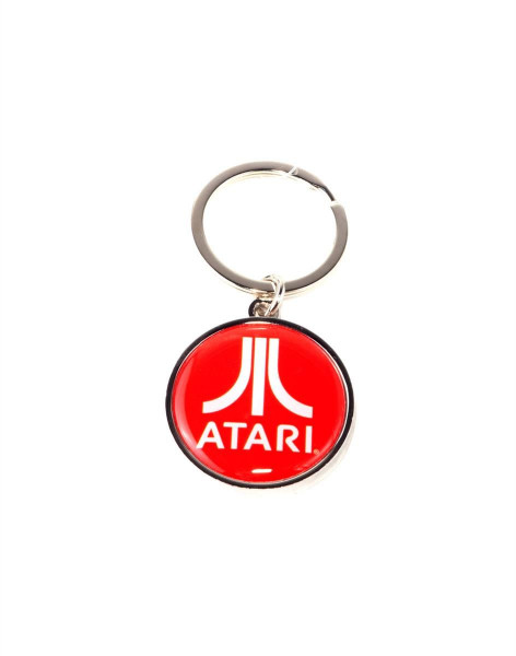 Atari - Metal Keychain With Enamel Black