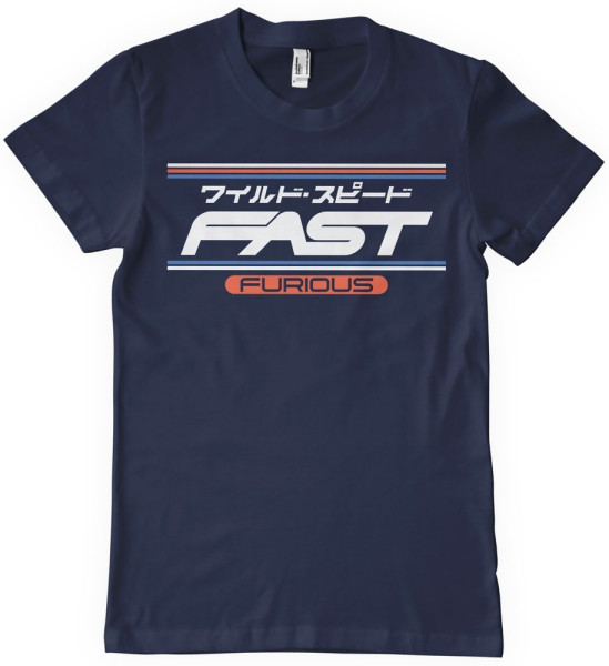 The Fast and the Furious Jpn T-Shirt Navy