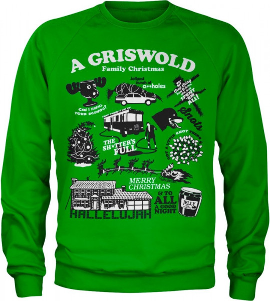 National Lampoon's Christmas Vacation Icons Sweatshirt Green