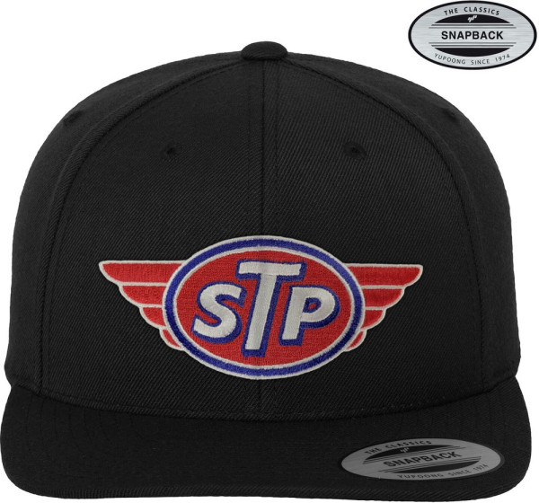 STP Patch Premium Snapback Cap Black
