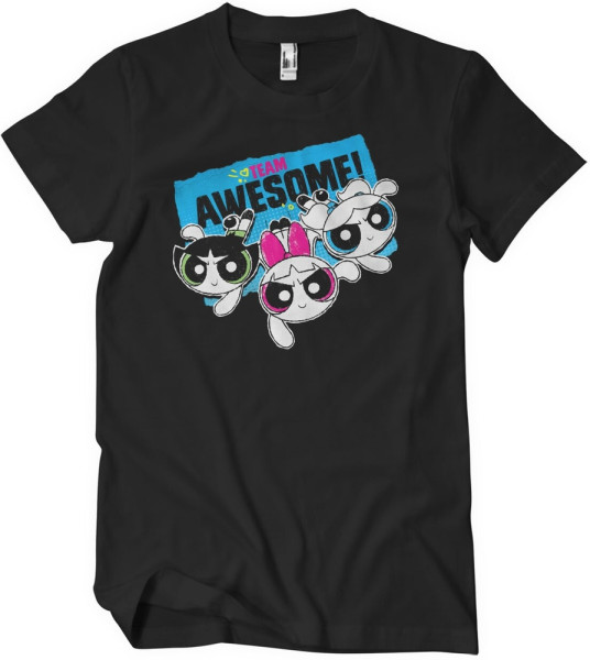 Power Puff Girls T-Shirt Powerpuff GirlsTeam Awesome T-Shirt WB-1-PPG002-DTF845