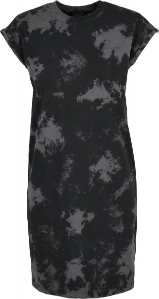 Urban Classics Damen Kleid Ladies Bleached Dress Black/Grey