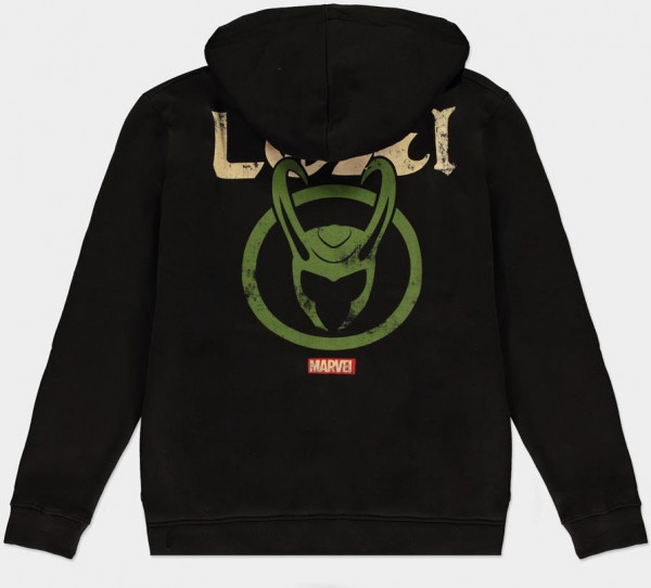 Marvel - Loki - Logo Badge - Men's Zipper Hoodie Black
