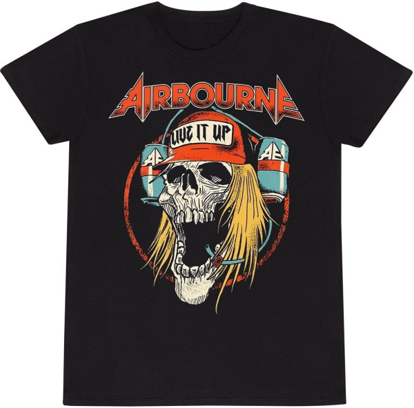 Airbourne Live It Up T-Shirt HAIRTSBLIVEITUP