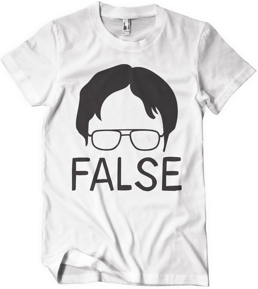 The Office False T-Shirt Weiß - Herren / Unisex