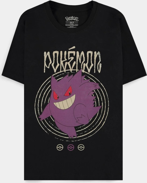 Pokémon - Gengar Rock - Men's Short Sleeved T-shirt Black