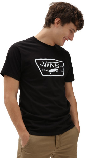 Vans Herren T-Shirt Mn Full Patch Black/White