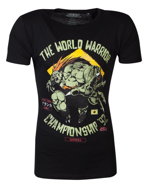Capcom - Street Fighter - Warrior Men's T-shirt Black
