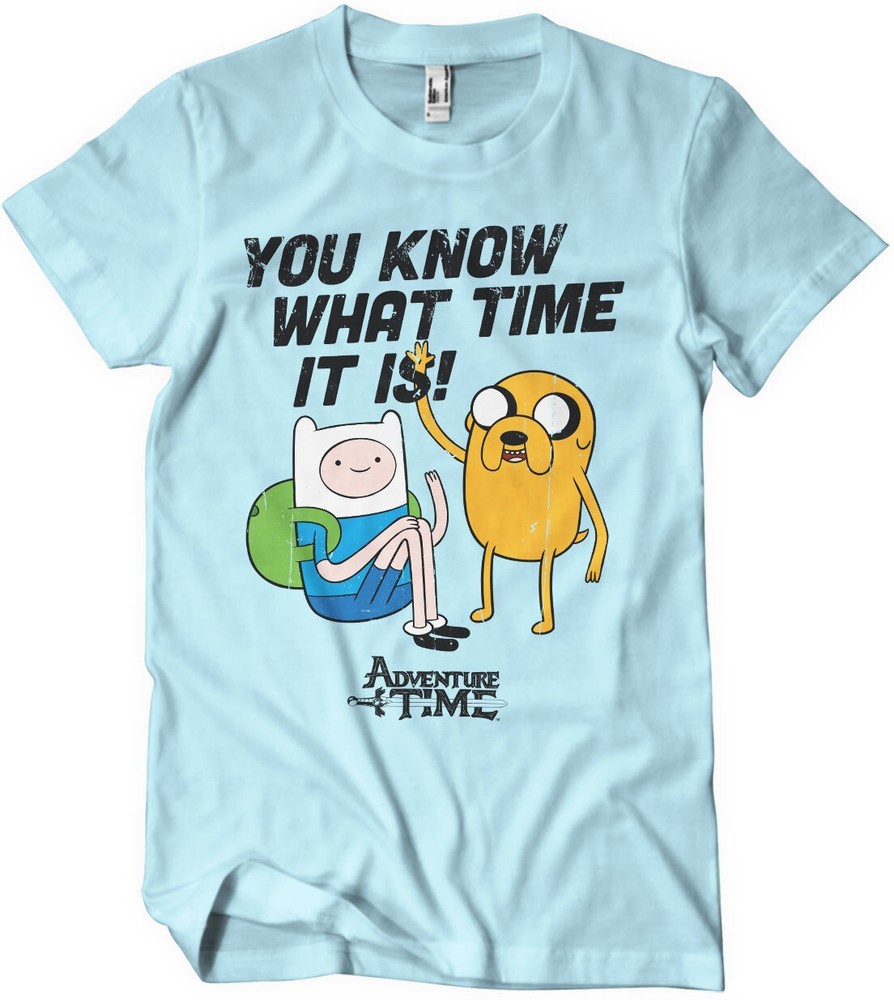 It'S Adventure Time T-Shirt SkyBlau - Herren / Unisex