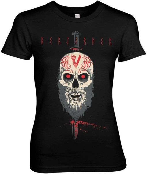 Vikings Berserker Girly Tee Damen T-Shirt Black