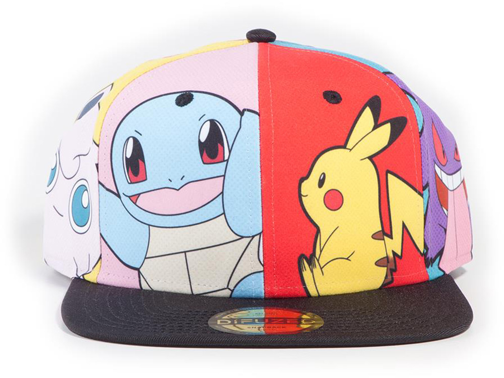Pokémon Multi Pop Art Snapback Cap - Herren / Unisex