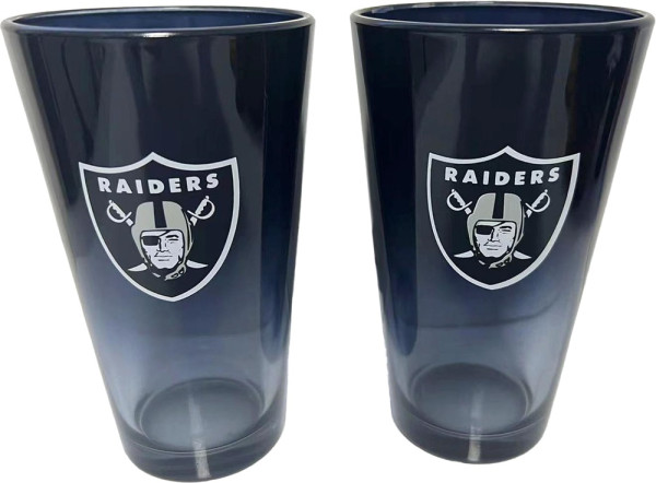 Las Vegas Raiders Pint Glass Set 3023442-16 oz./475 ml