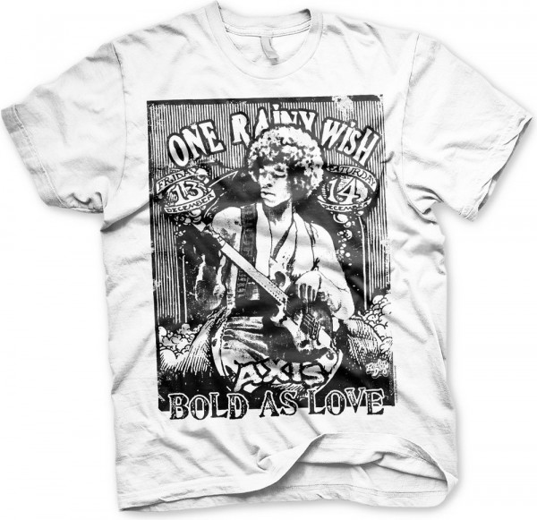 Jimi Hendrix Bold As Love T-Shirt White