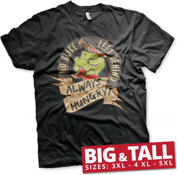 Teenage Mutant Ninja Turtles TMNT No Slice Left Behind Big & Tall T-Shirt Black