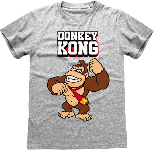 Nintendo Donkey Kong - Donkey Kong Bricks T-Shirt Heather Grey