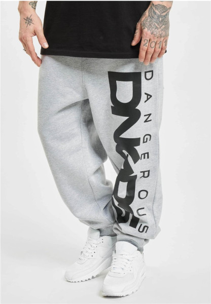 Dangerous DNGRS Jogginghose Classic Sweatpants Grey Melange
