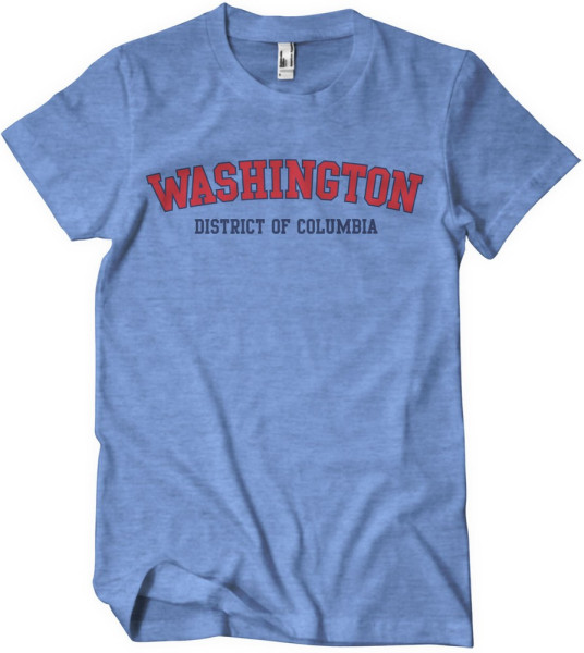 Washington District Of Columbia T-Shirt Blue-Heather