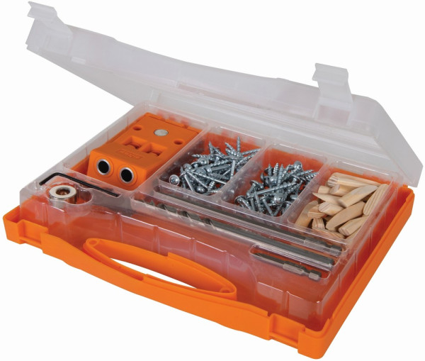 Triton Fräszubehör Mini-Bohrlehrensatz für doppelte Taschenbohrungen, 8-tlg. T2PHJS