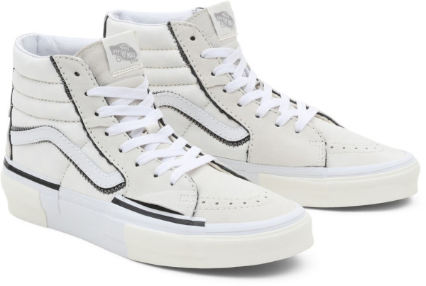Vans Unisex Lifestyle Classic FTW Sneaker Sk8-Hi Reconstruct Marshmallow/White