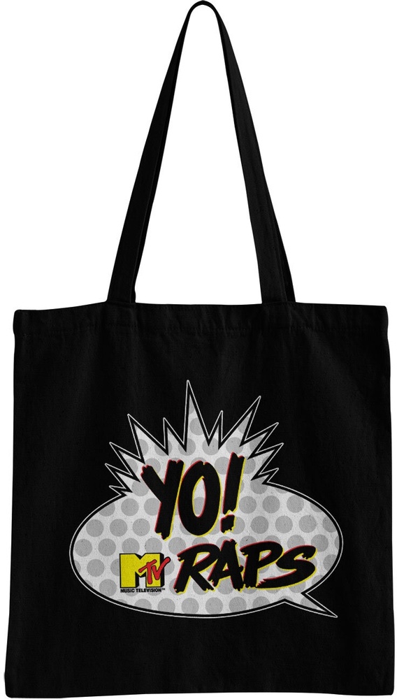 Yo! MTV Raps Tragetasche Classic Logo Tote Bag MTV-4-YMR003-H83-5 - Herren / Unisex